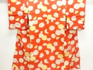 アンティーク　八重梅模様長襦袢